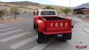Custom 1969 Ford F-800 on School Bus chassis bagged dually on Ford Era