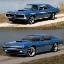 1969 Mercury Cougar Eliminator Gets Modernized Rendering, Looks Nothing Like a Mustang