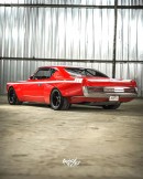 1970 AMC Rebel Machine Independence Day rendering by adry53customs