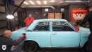 First Wash in 44 Years Datsun 510 Disaster Car Detail Huge 50-50 Before and After