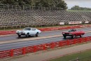 1970 Ford Torino SCJ vs 1969 Olds Cutlass W-31 drag race