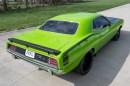 Tuned 1970 Plymouth 'Cuda in Sassy Grass Green getting auctioned off