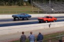 1970 Plymouth Hemi 'Cuda vs 1969 Chevrolet Chevelle SS drag race