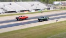 1970 Pontiac GTO vs 1969 Dodge Super Bee drag race