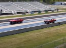 1970 Pontiac Tempest vs 1972 Dodge Dart Demon drag race