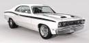 1970s Dodge Dart Redeye Twisted Trakpak HIPO rendering to reality by abimelecdesign