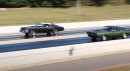 1971 Dodge Charger R/T vs 1973 Buick Riviera drag race