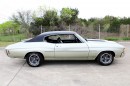 1972 Chevrolet Chevelle in Pewter Silver with a black top