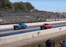 1972 Pontiac Firebird vs 1970 AMC AMX drag race
