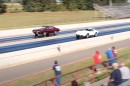 1973 Chevrolet Corvette vs. 1969 Pontiac GTO drag race