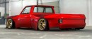 Chevy OBS Slammed Truck rendering by personalizatuauto