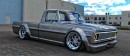 Ford F-100 Slammed Truck rendering by personalizatuauto
