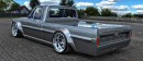 Ford F-100 Slammed Truck rendering by personalizatuauto