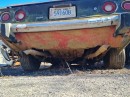 1973 Plymouth Cuda found lifeless in a yard