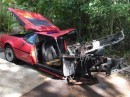 Totaled 1980 BMW M1