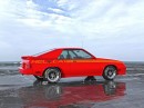 1980s L-Body Dodge Charger hellcat what-if rendering by abimelecdesign