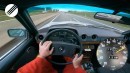 1984 Mercedes-Benz 280 CE Coupe top speed run on Autobahn