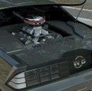 1988 Chevy Camaro ZZ632/1000 V8 rear-mounted swap rendering by wb.artist20