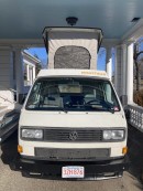 1988 Volkswagen Vanagon camper sells with no reserve on Bring a Trailer