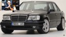 1991 Mercedes-Benz 500 E AMG redesign rendering by TheSketchMonkey