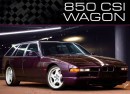 BMW 850CSi Wagon rendering