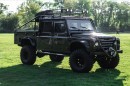 1993 Land Rover Defender 130 bought from the Turkish military, customized to look like a Bond vehicle