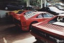 Two Ferrari F40s in Monaco, circa 1993