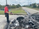 1994 C4 Chevrolet Corvette gets burned and turns into total loss in Florida