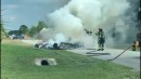 1994 C4 Chevrolet Corvette gets burned and turns into total loss in Florida
