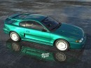 1994 Ford Mustang "RS Cosworth" rendering by Abimelec Arellano
