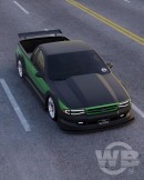1995 Chevy Impala SS El Camino Ute rendering by wb.artist20