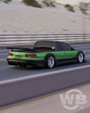 1995 Chevy Impala SS El Camino Ute rendering by wb.artist20