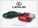 1997 Lexus LFA rendering by Abimelec Arellano