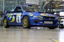 1997 Subaru Impreza WRC Chassis 21, P2 WRC, rebuilt of Chassis 03, first raced by Colin McRae