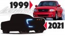 1999 Ford F-150 SVT Lightning Gets Modern Redesign