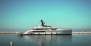 RIO luxury superyacht hits the water for the first time