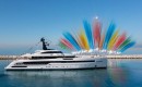 RIO luxury superyacht hits the water for the first time