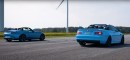 2001 BMW E46 M3 Cabriolet vs. 2016 Mazda MX-5 Miata drag race