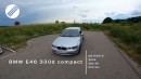 2002 E46 BMW 3 Series Compact with 330d engine swap and Stage 2 tune on Autobahn by TopSpeedGermany