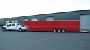 2007 Ford F-350 with huge trailer attached