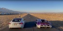 Bugatti Veyron vs Tesla Models SS3X drag race