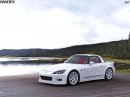2010 Honda S2000 Type R What If Hagerty rendering by abimelecdesign