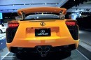 Orange Lexus LFA