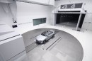 The new BMW 6 Series Convertible in the BMW Group wind tunnel