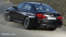 BMW M5 F10 in Individual Frozen Black