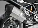 The 2013 R BMW 1200 GS exhaust looks sporty
