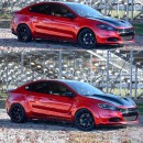 2013 Dodge Dart Rendered into "Baby Charger" With Hellcat Engine