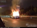 2013 Lamborghini Gallardo Burns in China