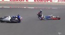 Jorge Lorenzo Crashes at Sachsenring