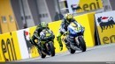 Crutchlow got the better of Rossi, 4 podiums in a row